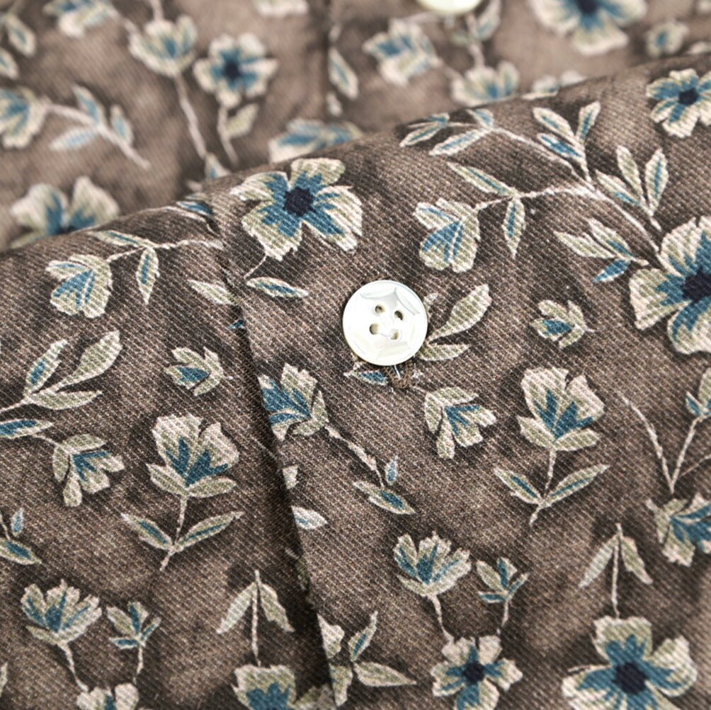 BARBA DANDYLIFE コットン100% ホリゾンタルカラードレスシャツ｜435597｜GUARDAROBA MILANO OFFICIAL STORE