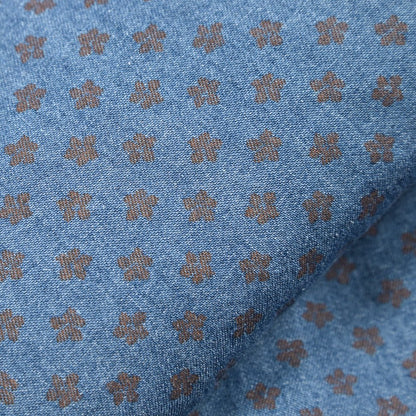 BARBA DANDYLIFE コットン100% ホリゾンタルカラーデニムシャツ｜435608-39｜GUARDAROBA MILANO OFFICIAL STORE