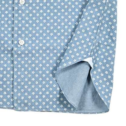 BARBA DANDYLIFE コットン100% ホリゾンタルカラーデニムシャツ｜435610-39｜GUARDAROBA MILANO OFFICIAL STORE