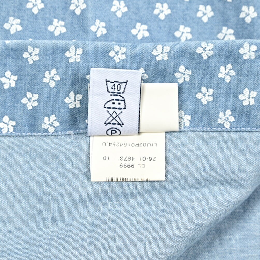 BARBA DANDYLIFE コットン100% ホリゾンタルカラーデニムシャツ｜435610-39｜GUARDAROBA MILANO OFFICIAL STORE