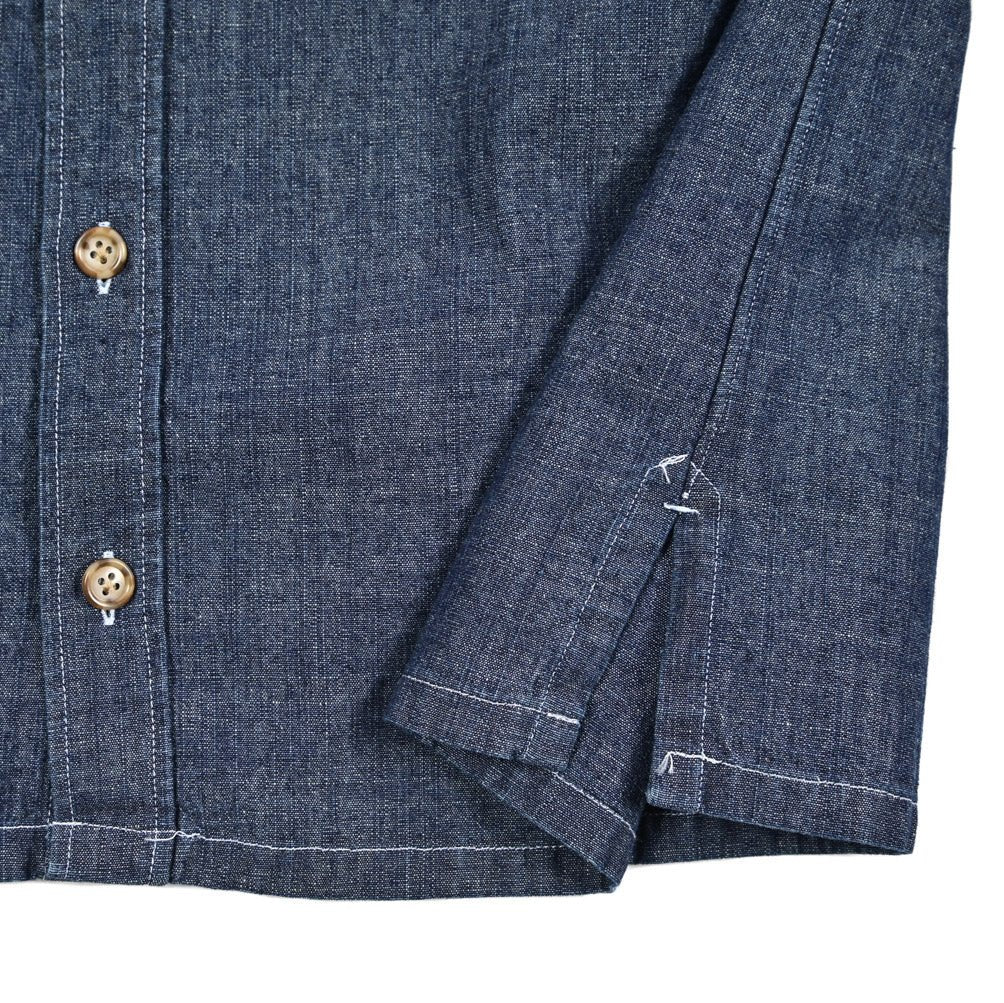 BARBA DANDYLIFE コットン100% ワイドカラーデニムシャツ｜435619-39｜GUARDAROBA MILANO OFFICIAL STORE