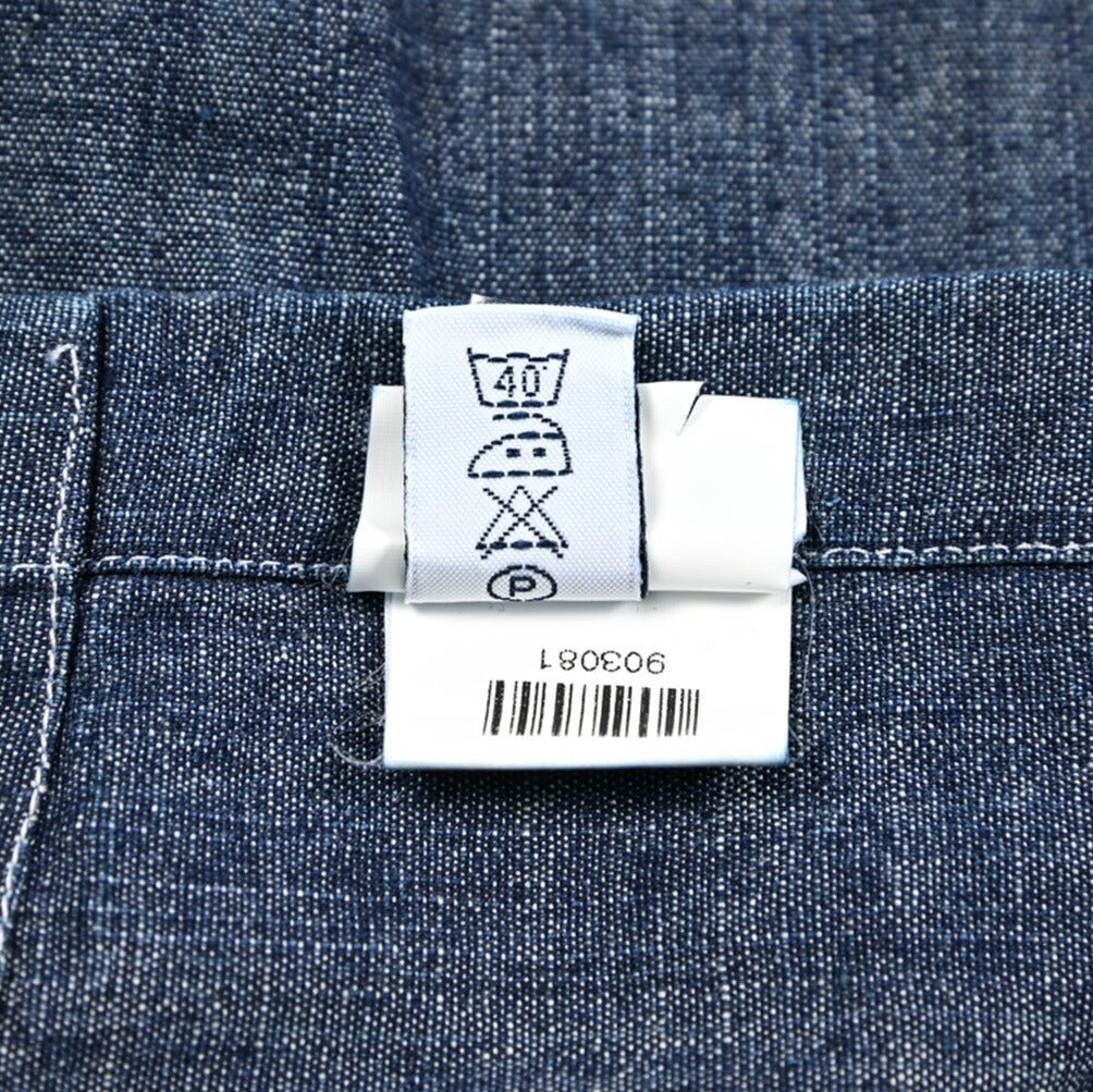 BARBA DANDYLIFE コットン100% ワイドカラーデニムシャツ｜435619-39｜GUARDAROBA MILANO OFFICIAL STORE