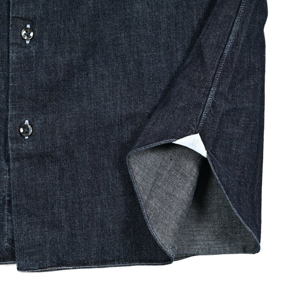BARBA DANDYLIFE コットン100% レギュラカラーデニムシャツ｜435625｜GUARDAROBA MILANO OFFICIAL STORE