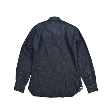 BARBA DANDYLIFE コットン100% レギュラカラーデニムシャツ｜435625｜GUARDAROBA MILANO OFFICIAL STORE