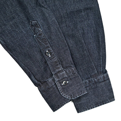 BARBA DANDYLIFE コットン100% レギュラカラーデニムシャツ｜435625｜GUARDAROBA MILANO OFFICIAL STORE