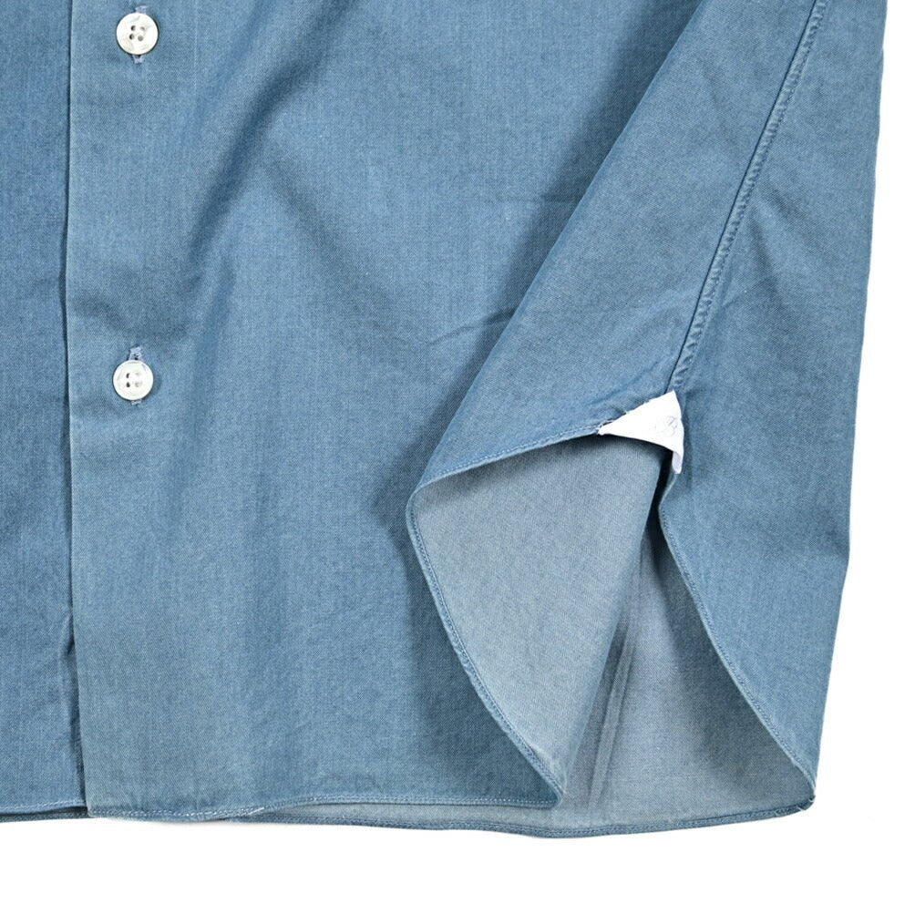 BARBA DANDYLIFE コットン100% ホリゾンタルカラーデニムシャツ｜435626-40｜GUARDAROBA MILANO OFFICIAL STORE