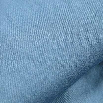 BARBA DANDYLIFE コットン100% ホリゾンタルカラーデニムシャツ｜435632-38｜GUARDAROBA MILANO OFFICIAL STORE