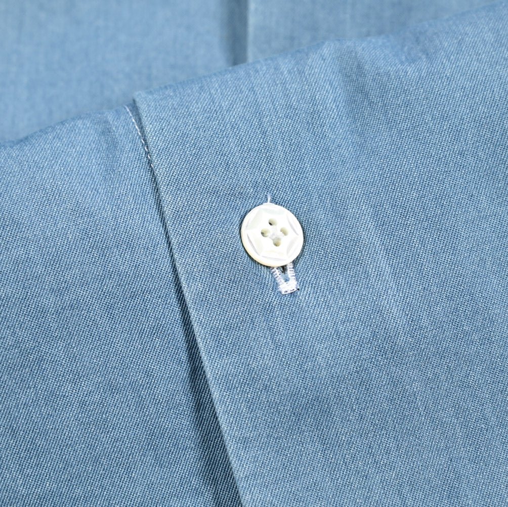 BARBA DANDYLIFE コットン100% ホリゾンタルカラーデニムシャツ｜435632-38｜GUARDAROBA MILANO OFFICIAL STORE