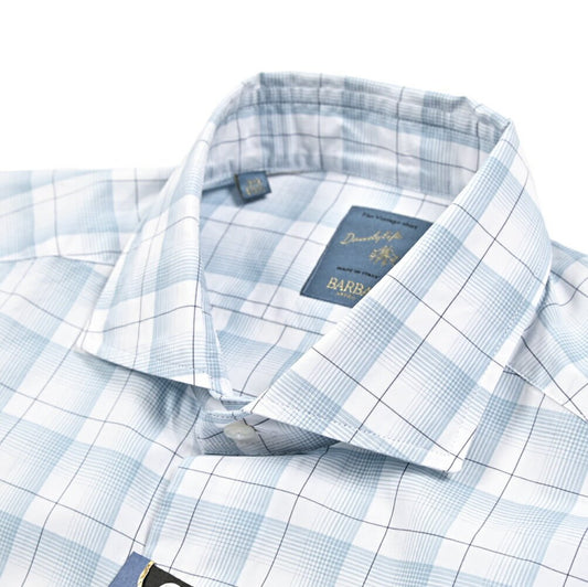 BARBA DANDYLIFE コットン100% ホリゾンタルカラーシャツ｜435664｜GUARDAROBA MILANO OFFICIAL STORE