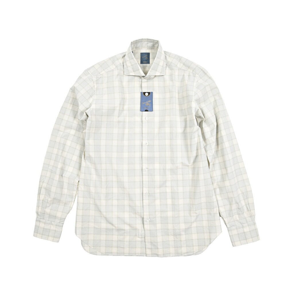 BARBA DANDYLIFE コットン100% ホリゾンタルカラーシャツ｜435665｜GUARDAROBA MILANO OFFICIAL STORE