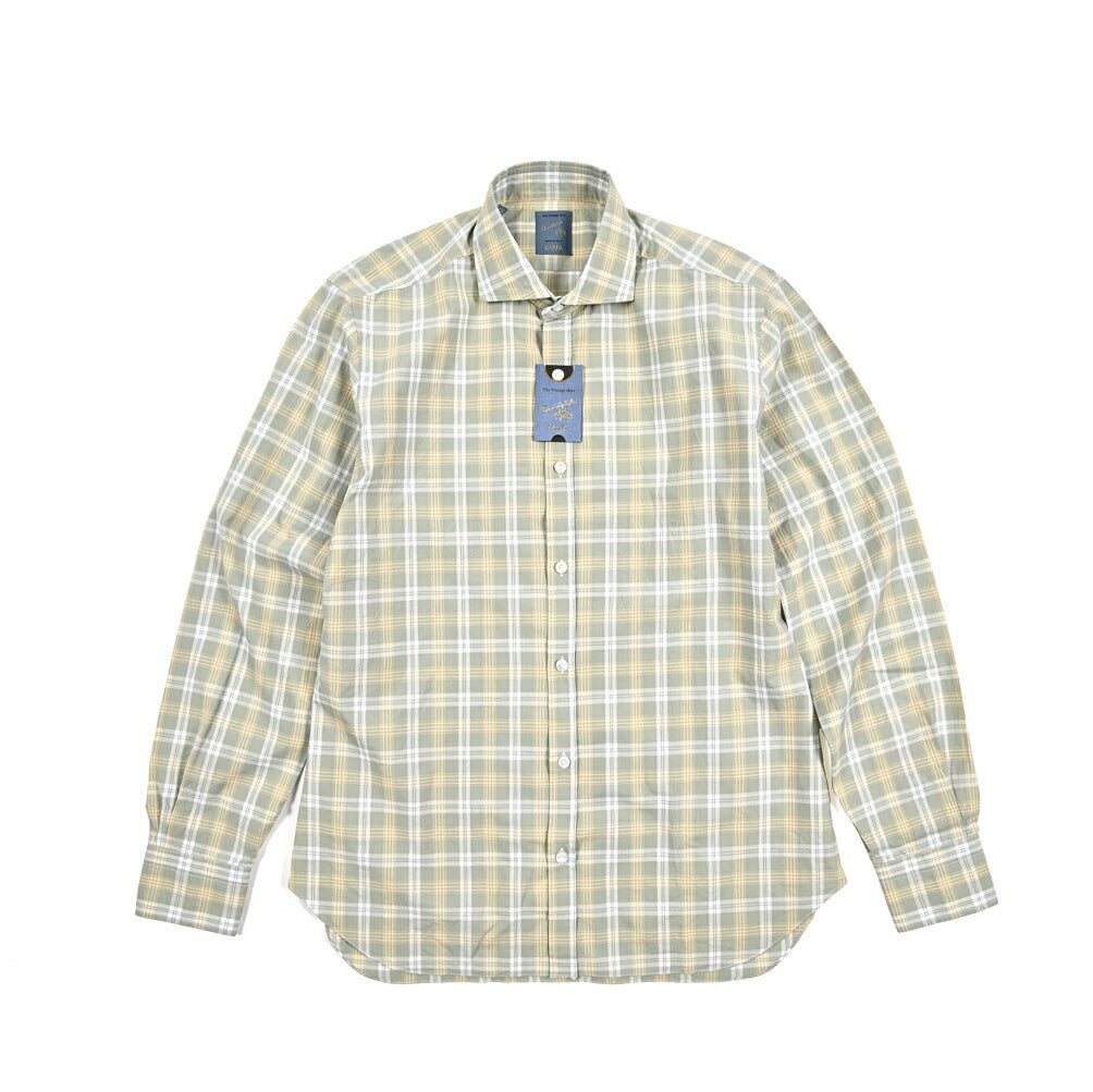 BARBA DANDYLIFE コットン100% ホリゾンタルカラーシャツ｜435667｜GUARDAROBA MILANO OFFICIAL STORE