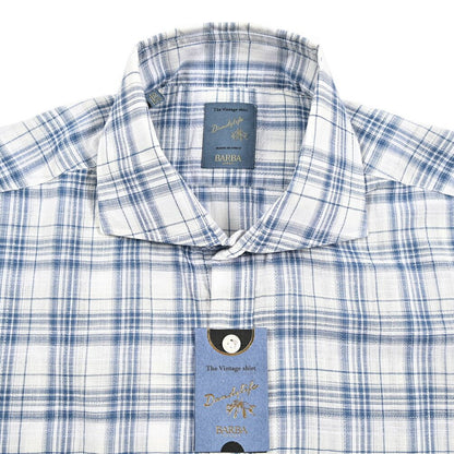 BARBA DANDYLIFE コットン100% ホリゾンタルカラーシャツ｜435671｜GUARDAROBA MILANO OFFICIAL STORE
