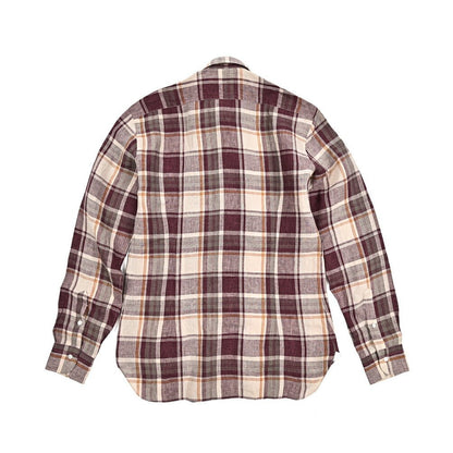 BARBA DANDYLIFE リネン100% ホリゾンタルカラーシャツ｜435672｜GUARDAROBA MILANO OFFICIAL STORE