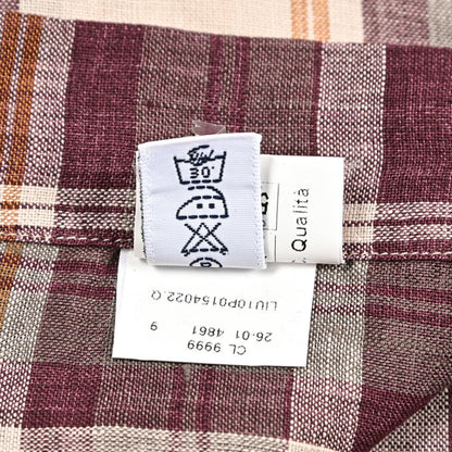 BARBA DANDYLIFE リネン100% ホリゾンタルカラーシャツ｜435672｜GUARDAROBA MILANO OFFICIAL STORE