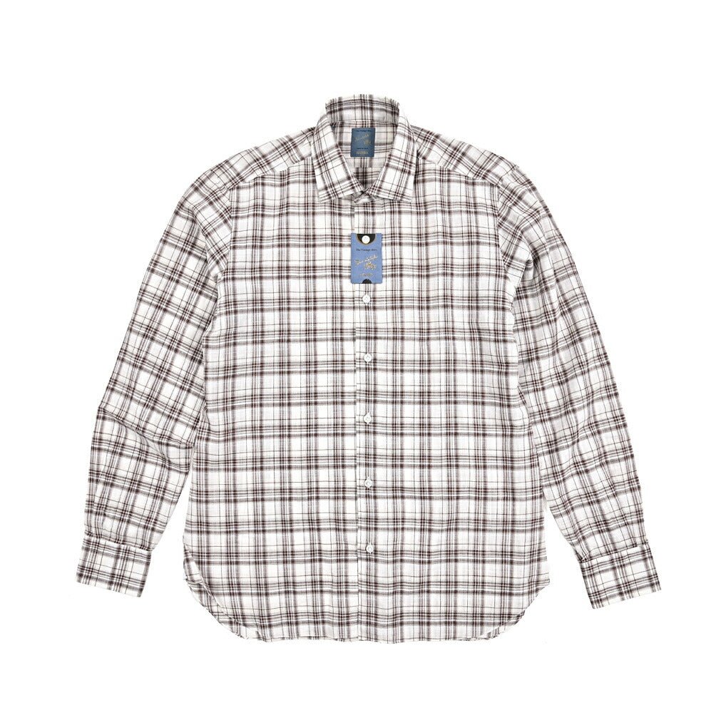 BARBA DANDYLIFE コットン100% ホリゾンタルカラーシャツ｜435673｜GUARDAROBA MILANO OFFICIAL STORE