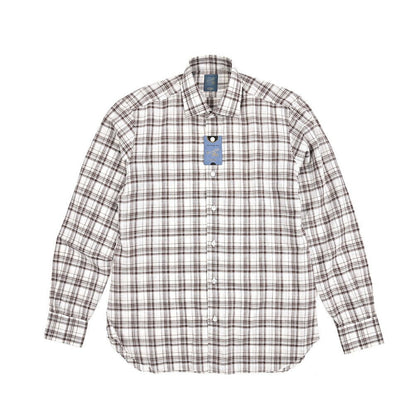 BARBA DANDYLIFE コットン100% ホリゾンタルカラーシャツ｜435673｜GUARDAROBA MILANO OFFICIAL STORE