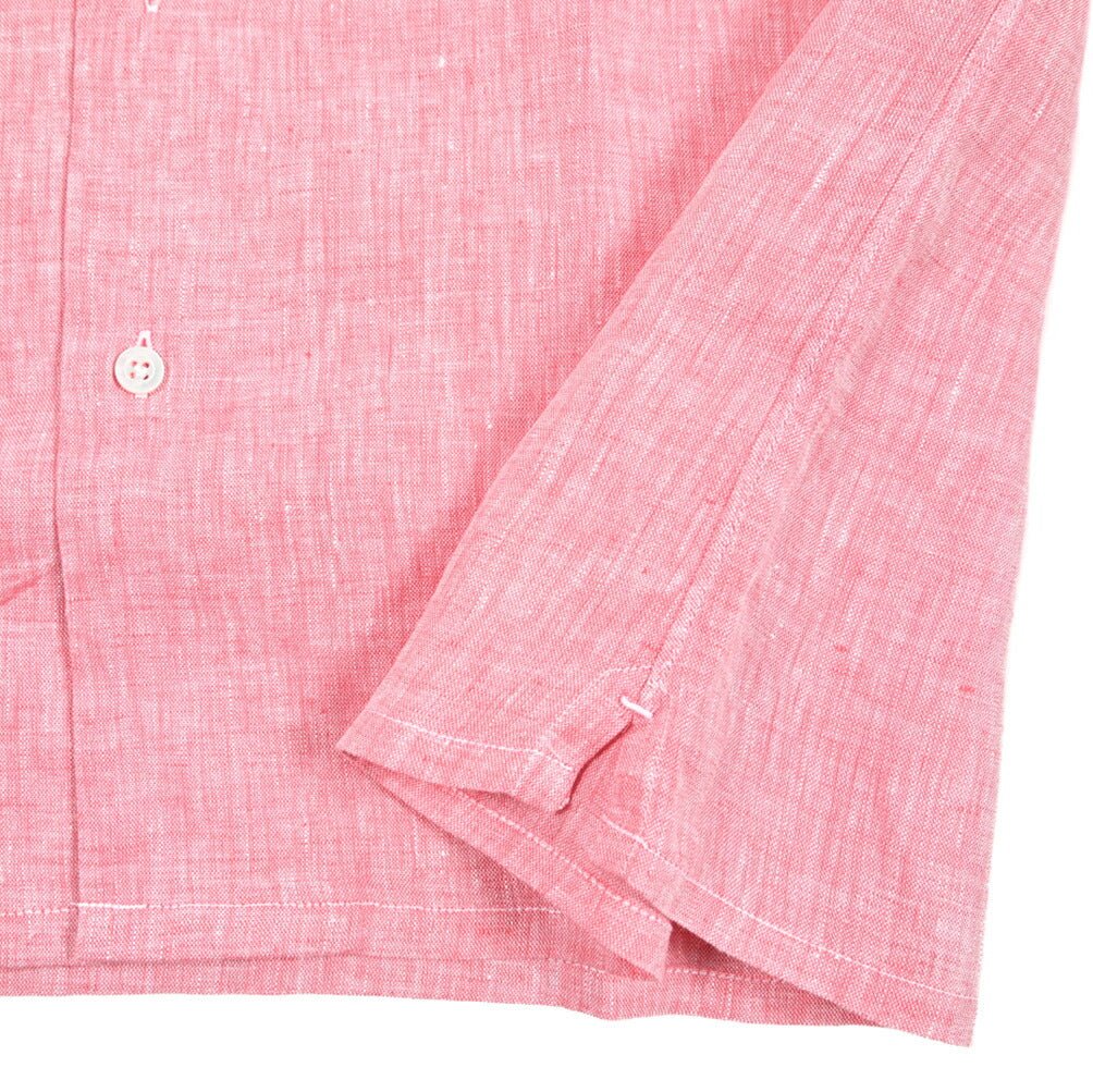 BARBA DANDYLIFE リネン100% 半袖オープンカラーシャツ 開襟シャツ｜435679｜GUARDAROBA MILANO OFFICIAL STORE