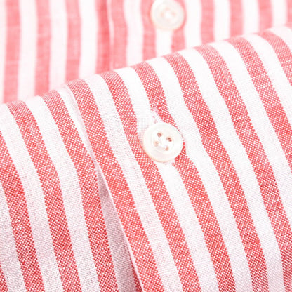 BARBA DANDYLIFE リネン100% 半袖オープンカラーシャツ 開襟シャツ｜435680｜GUARDAROBA MILANO OFFICIAL STORE