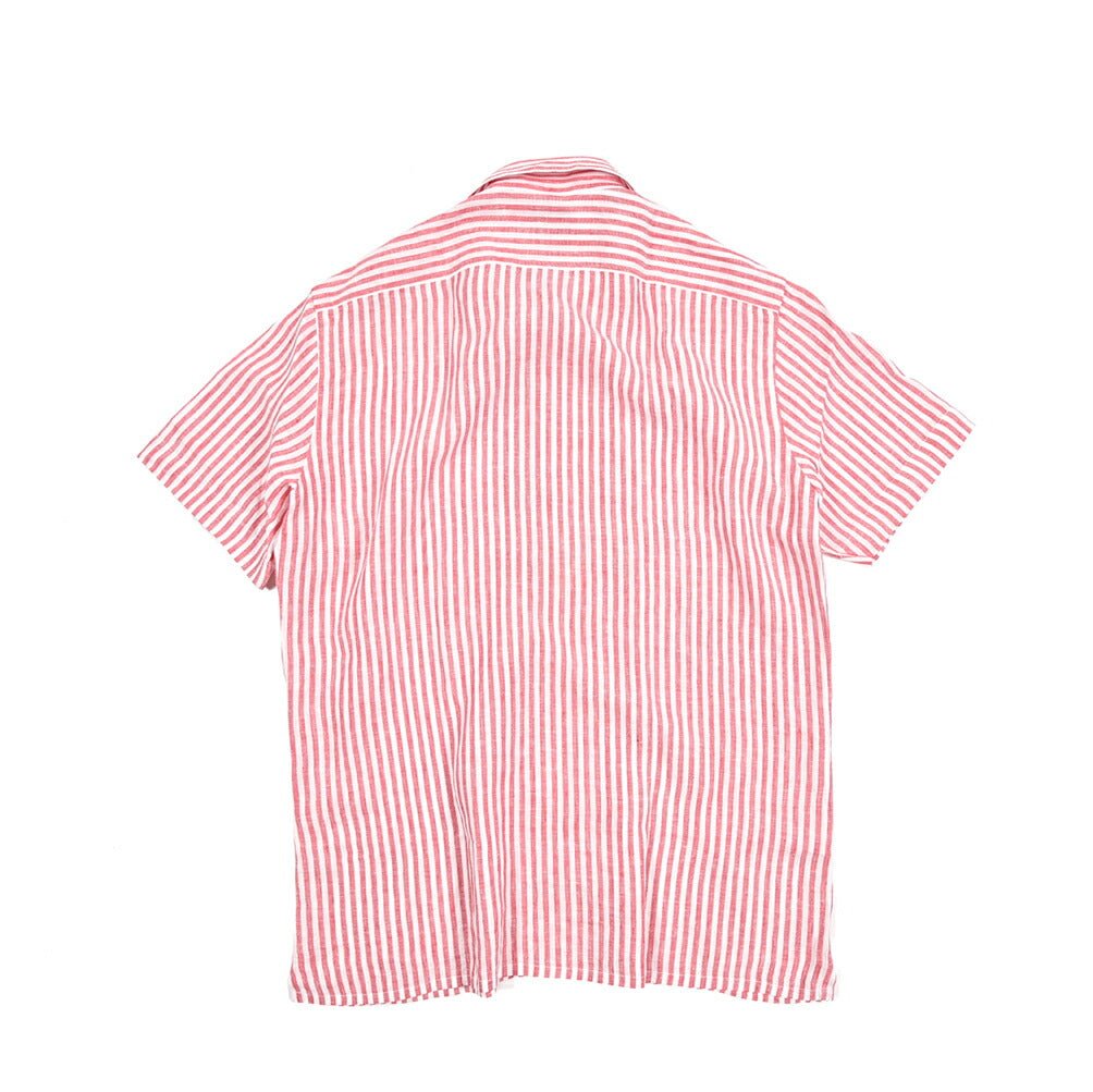 BARBA DANDYLIFE リネン100% 半袖オープンカラーシャツ 開襟シャツ｜435680｜GUARDAROBA MILANO OFFICIAL STORE