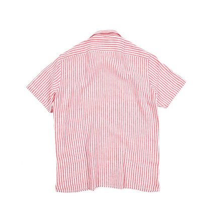 BARBA DANDYLIFE リネン100% 半袖オープンカラーシャツ 開襟シャツ｜435680｜GUARDAROBA MILANO OFFICIAL STORE