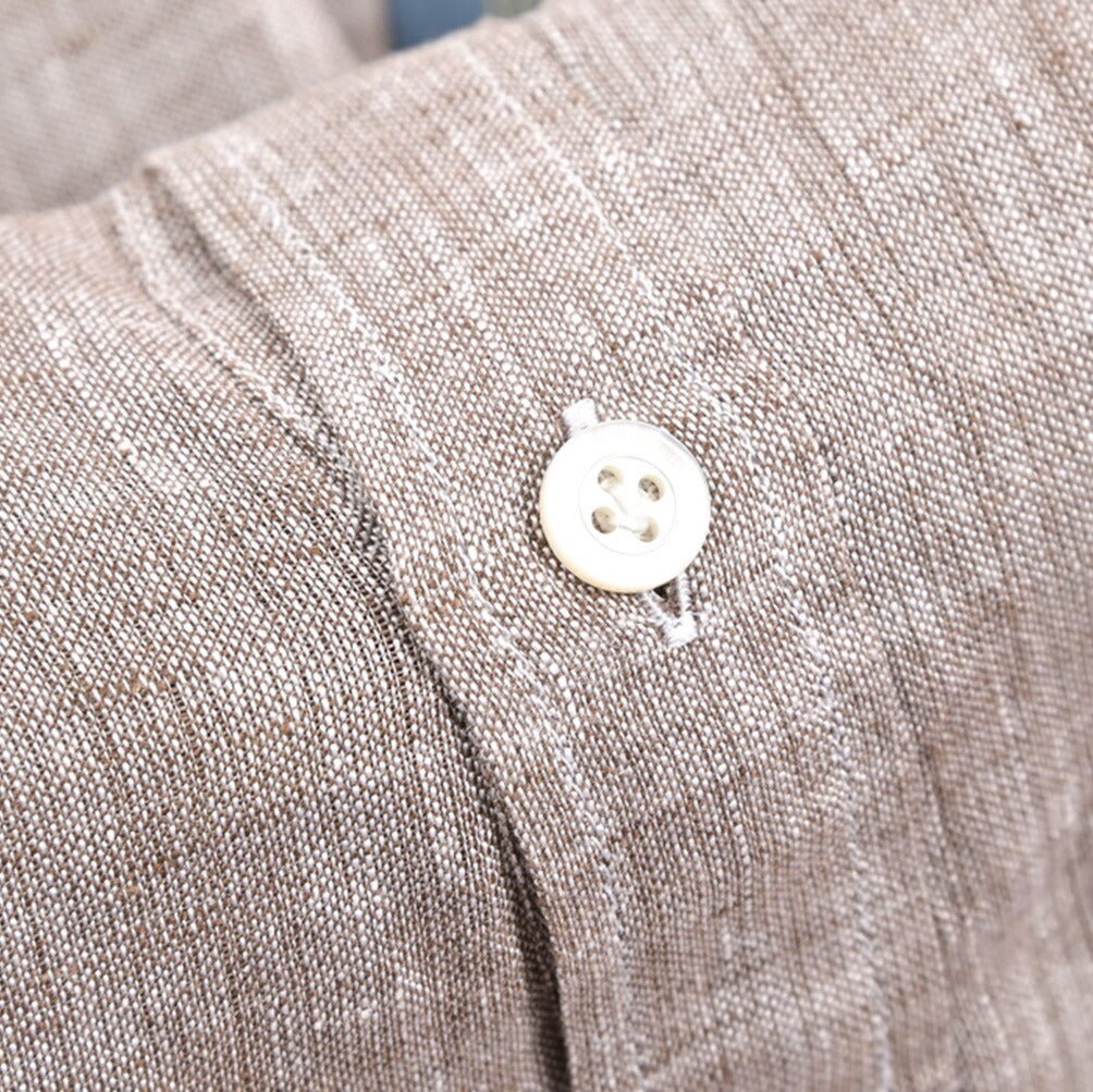 BARBA DANDYLIFE リネン100% プルオーバーシャツ｜435682｜GUARDAROBA MILANO OFFICIAL STORE