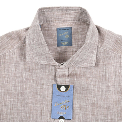 BARBA DANDYLIFE リネン100% プルオーバーシャツ｜435682｜GUARDAROBA MILANO OFFICIAL STORE