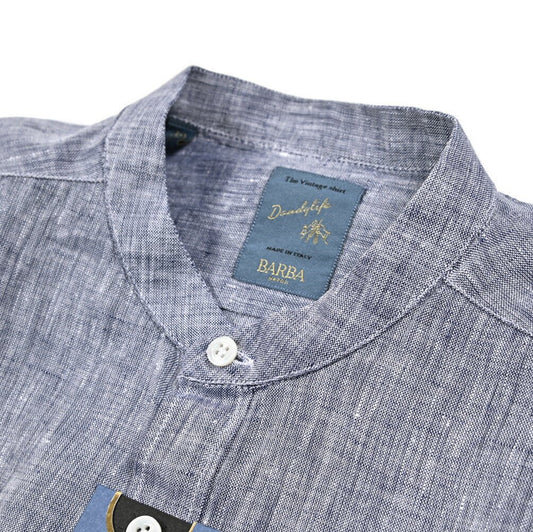 BARBA DANDYLIFE リネン100% プルオーバーシャツ｜435683｜GUARDAROBA MILANO OFFICIAL STORE