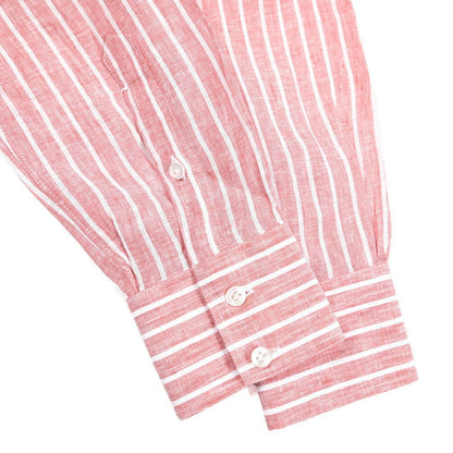 BARBA DANDYLIFE リネン100% ワイドカラーシャツ｜435685｜GUARDAROBA MILANO OFFICIAL STORE