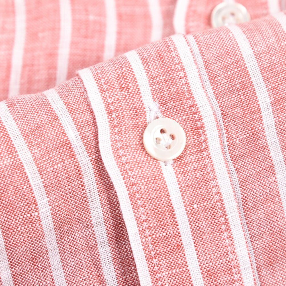 BARBA DANDYLIFE リネン100% ワイドカラーシャツ｜435685｜GUARDAROBA MILANO OFFICIAL STORE