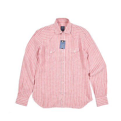 BARBA DANDYLIFE リネン100% ワイドカラーシャツ｜435685｜GUARDAROBA MILANO OFFICIAL STORE