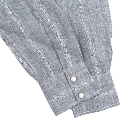 BARBA DANDYLIFE リネン100% ウエスタンシャツ The Vintage Shirt｜435686｜GUARDAROBA MILANO OFFICIAL STORE