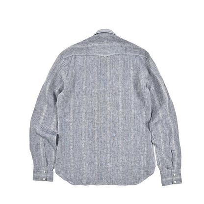 BARBA DANDYLIFE リネン100% ウエスタンシャツ The Vintage Shirt｜435686｜GUARDAROBA MILANO OFFICIAL STORE