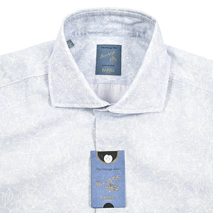 BARBA DANDYLIFE リネン混コットン ホリゾンタルカラーシャツ｜435589｜GUARDAROBA MILANO OFFICIAL STORE