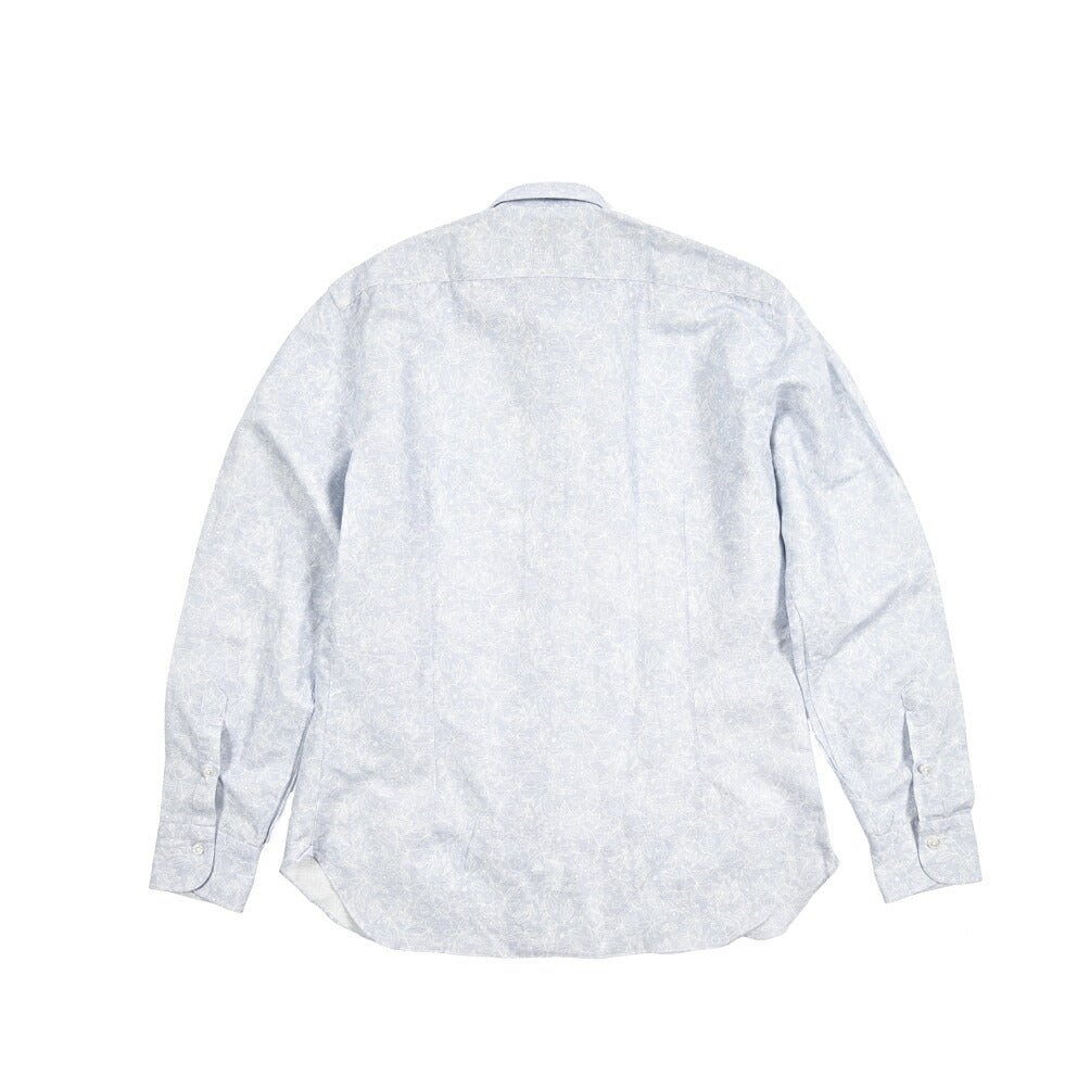 BARBA DANDYLIFE リネン混コットン ホリゾンタルカラーシャツ｜435589｜GUARDAROBA MILANO OFFICIAL STORE