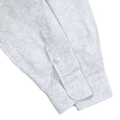 BARBA DANDYLIFE リネン混コットン ホリゾンタルカラーシャツ｜435589｜GUARDAROBA MILANO OFFICIAL STORE