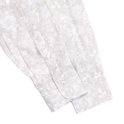 BARBA DANDYLIFE リネン混 ホリゾンタルカラーレーヨンシャツ｜435591｜GUARDAROBA MILANO OFFICIAL STORE