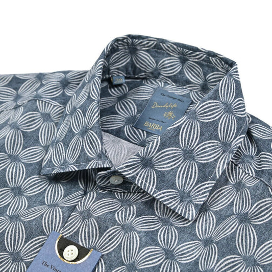 BARBA DANDYLIFE リネン混コットン ワイドカラーシャツ｜435593｜GUARDAROBA MILANO OFFICIAL STORE