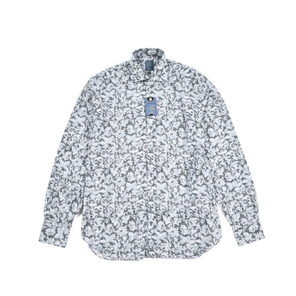 BARBA DANDYLIFE リネン混コットン ホリゾンタルカラーシャツ｜435594｜GUARDAROBA MILANO OFFICIAL STORE