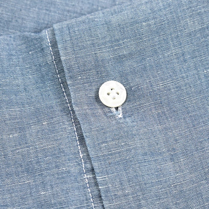 BARBA DANDYLIFE リネン混コットン ホリゾンタルカラーシャツ｜435628-40｜GUARDAROBA MILANO OFFICIAL STORE