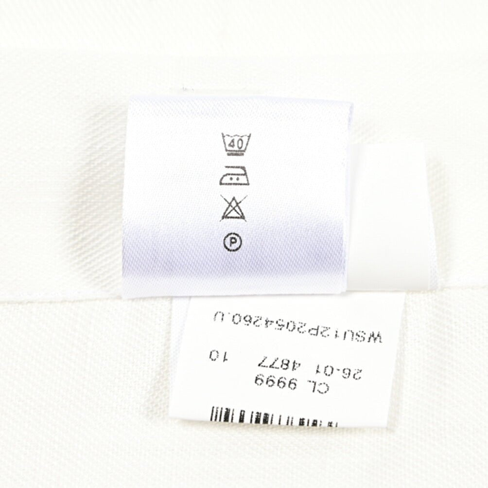 BARBA DANDYLIFE リネン混コットン ホリゾンタルカラーシャツ｜435638｜GUARDAROBA MILANO OFFICIAL STORE