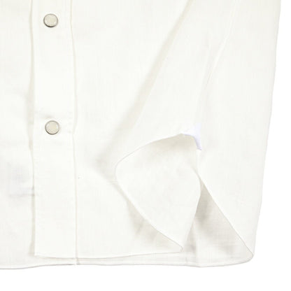 BARBA DANDYLIFE リネン混コットン ホリゾンタルカラーシャツ｜435638｜GUARDAROBA MILANO OFFICIAL STORE