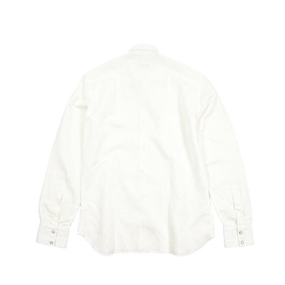 BARBA DANDYLIFE リネン混コットン ホリゾンタルカラーシャツ｜435638｜GUARDAROBA MILANO OFFICIAL STORE