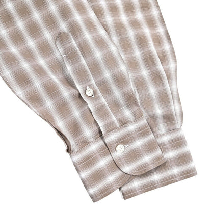 BARBA DANDYLIFE リネン混コットン ボタンダウンシャツ｜435669｜GUARDAROBA MILANO OFFICIAL STORE