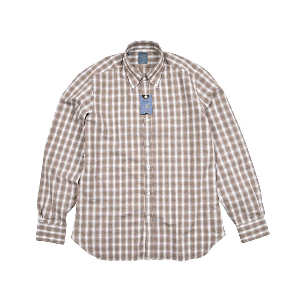 BARBA DANDYLIFE リネン混コットン ボタンダウンシャツ｜435669｜GUARDAROBA MILANO OFFICIAL STORE