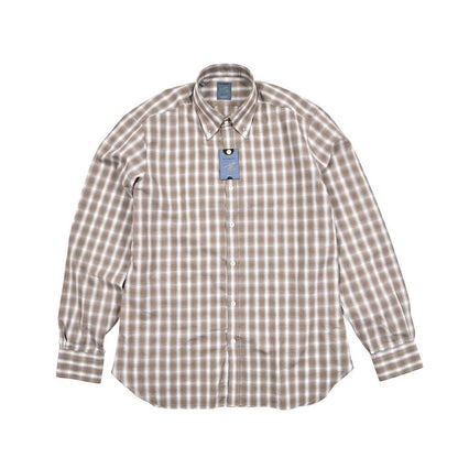 BARBA DANDYLIFE リネン混コットン ボタンダウンシャツ｜435669｜GUARDAROBA MILANO OFFICIAL STORE