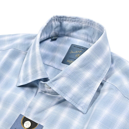 BARBA DANDYLIFE リネン混コットン ワイドカラーシャツ｜435670｜GUARDAROBA MILANO OFFICIAL STORE