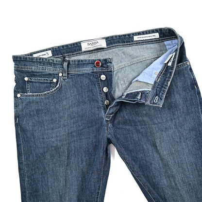 BARBA “FIVE” ストレッチデニム スリムジーンズ ブルー 38 | GUARDAROBA MILANO OFFICIAL STORE