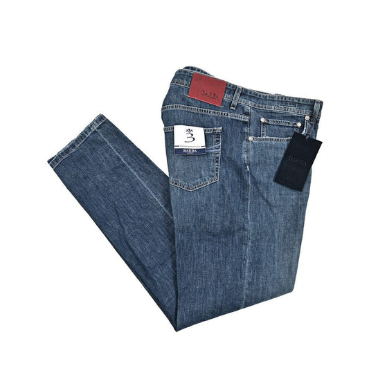 BARBA “FIVE” ストレッチデニム スリムジーンズ ブルー 38 | GUARDAROBA MILANO OFFICIAL STORE