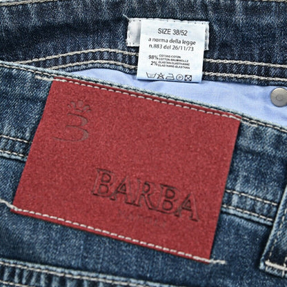BARBA “FIVE” ストレッチデニム スリムジーンズ ブルー 38 | GUARDAROBA MILANO OFFICIAL STORE