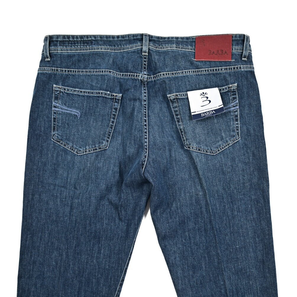 BARBA “FIVE” ストレッチデニム スリムジーンズ ブルー 38 | GUARDAROBA MILANO OFFICIAL STORE